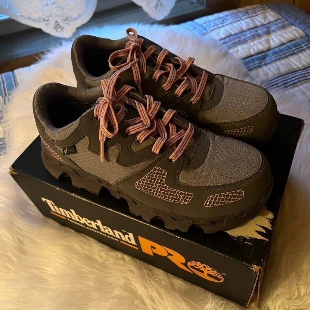 Timberland Pro Steel Toe Work Shoes 6.5